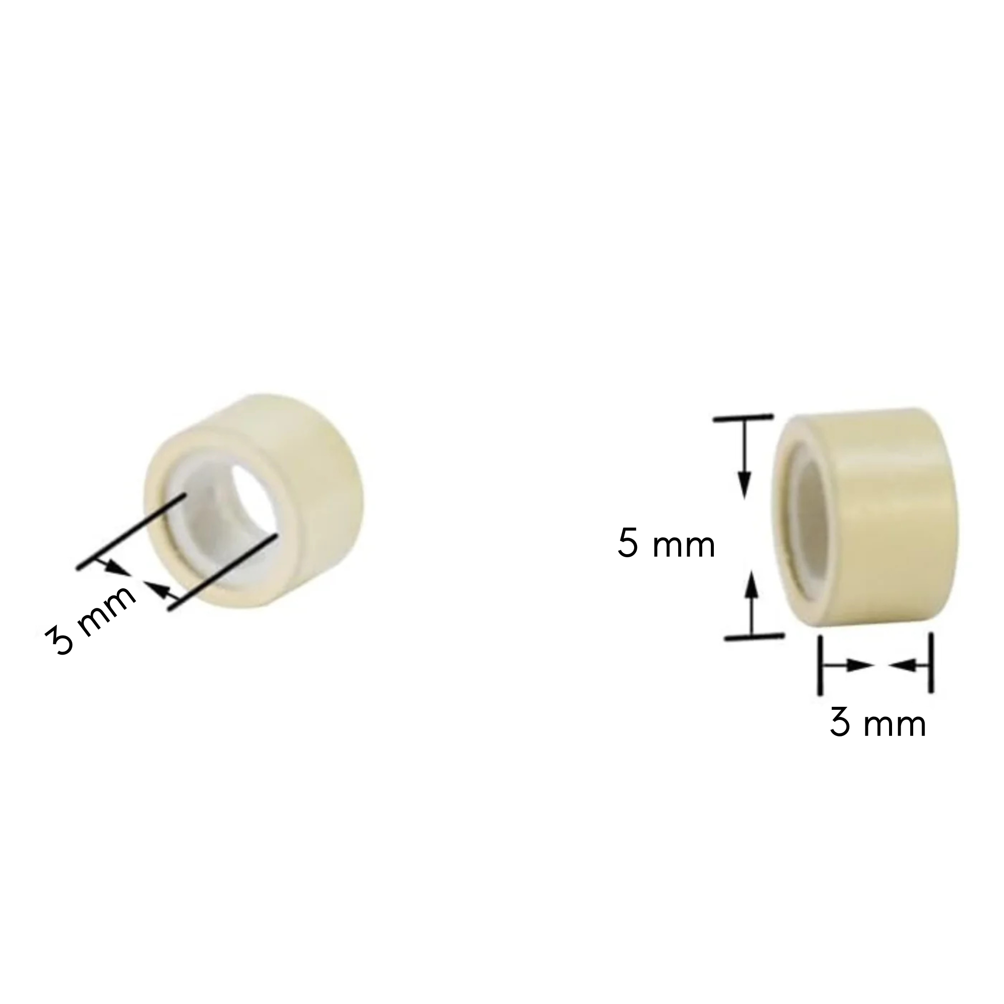 500 Silikon-Mikroringe für Haarverlängerungen